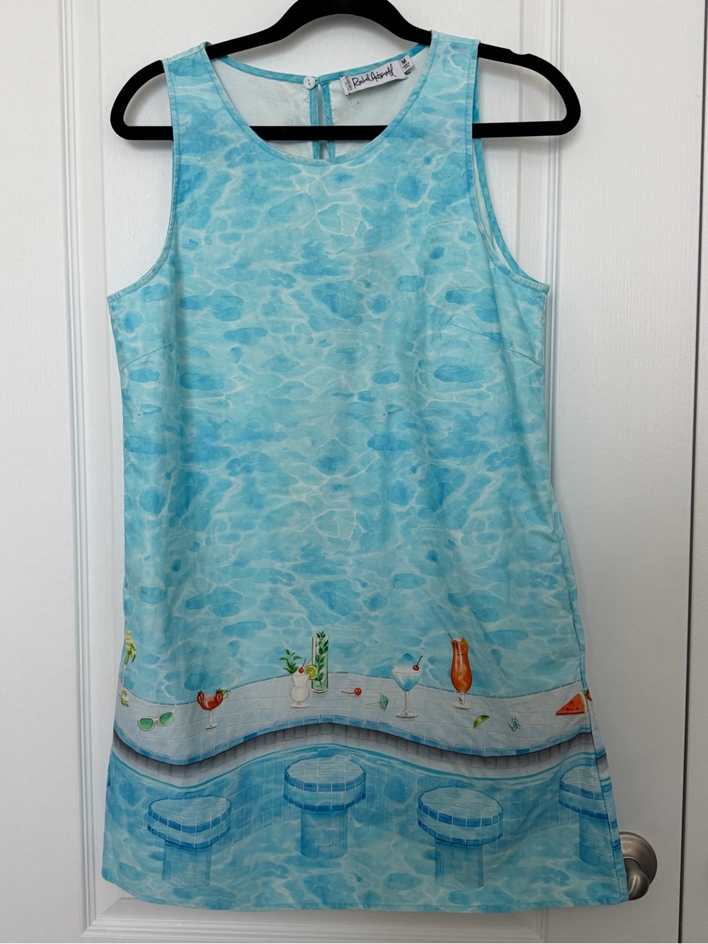 Rachel Antonoff Lola Shift Dress in Swim Up Bar/ Pool-side size Medium - Picture 3 of 6